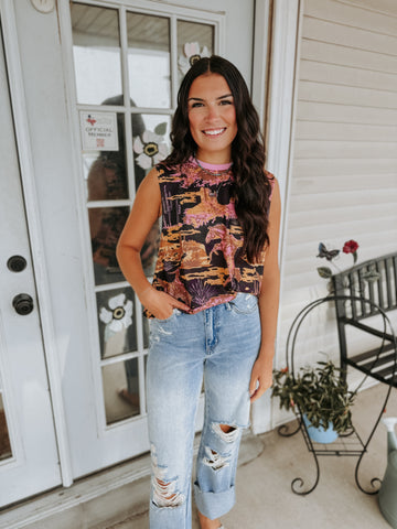 Tizzy Sunset Tank