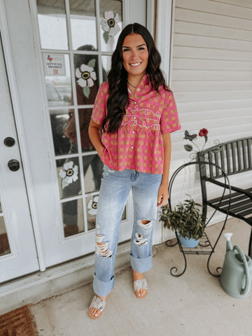 Giddy Up Loopty Lou Top