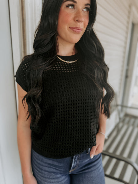 The “Holy” Top- Black