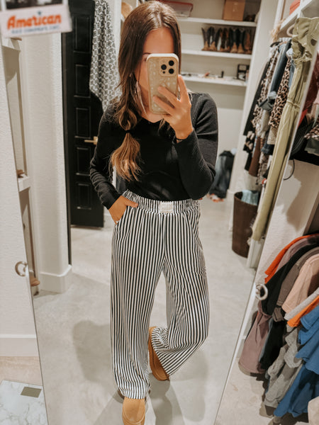 Striped Boxer Pant