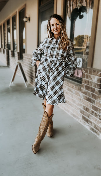 Prairie Plaid Dress