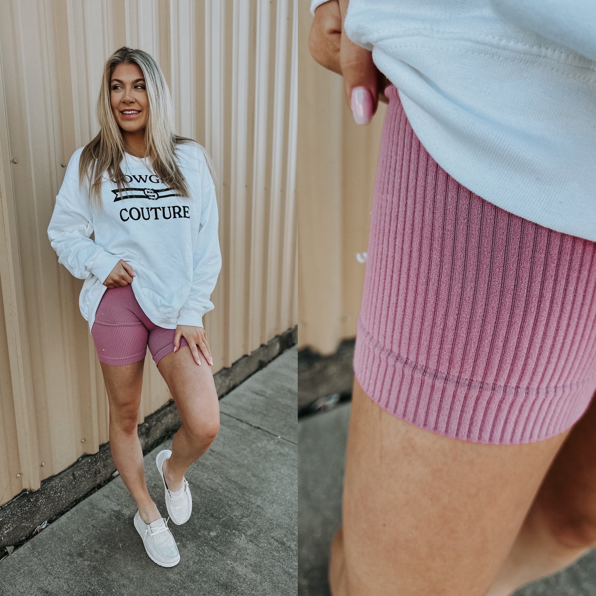 Mauve Biker Short