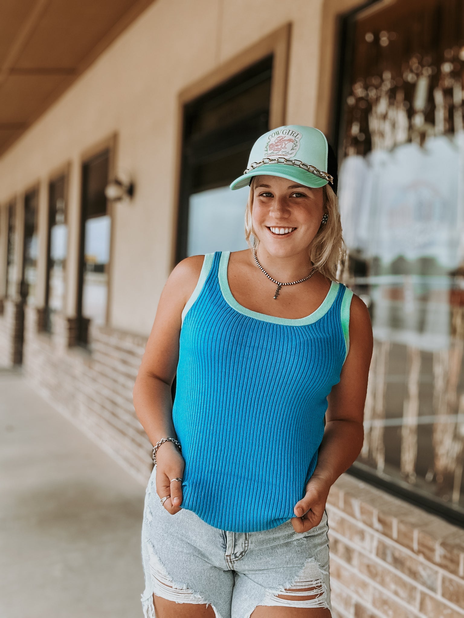Blue Tank